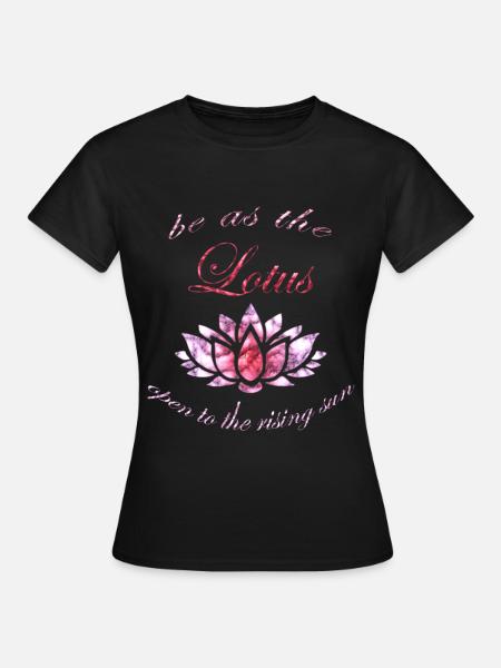 tägliche Meditation - Frauen T-Shirt - Schwarz