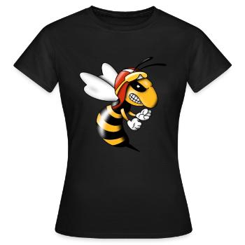 Guêpe fraîche - T-shirt Femme - noir - Devant - AI Model Female 172 dark (172cm)