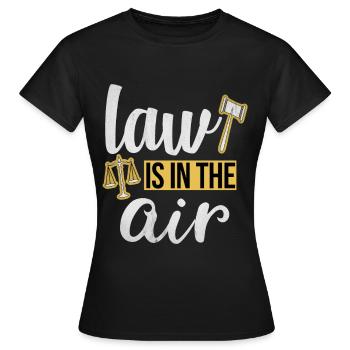 Jurist Justiz Rechtsanwalt - Frauen T-Shirt - Schwarz - Vorne - AI Model Female 172 dark (172cm)
