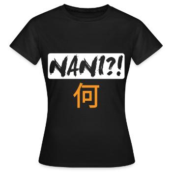 Hentai Manga Anime Waifu japonais ahegao sexy girl - T-shirt Femme - noir - Devant - AI Model Female 172 dark (172cm)