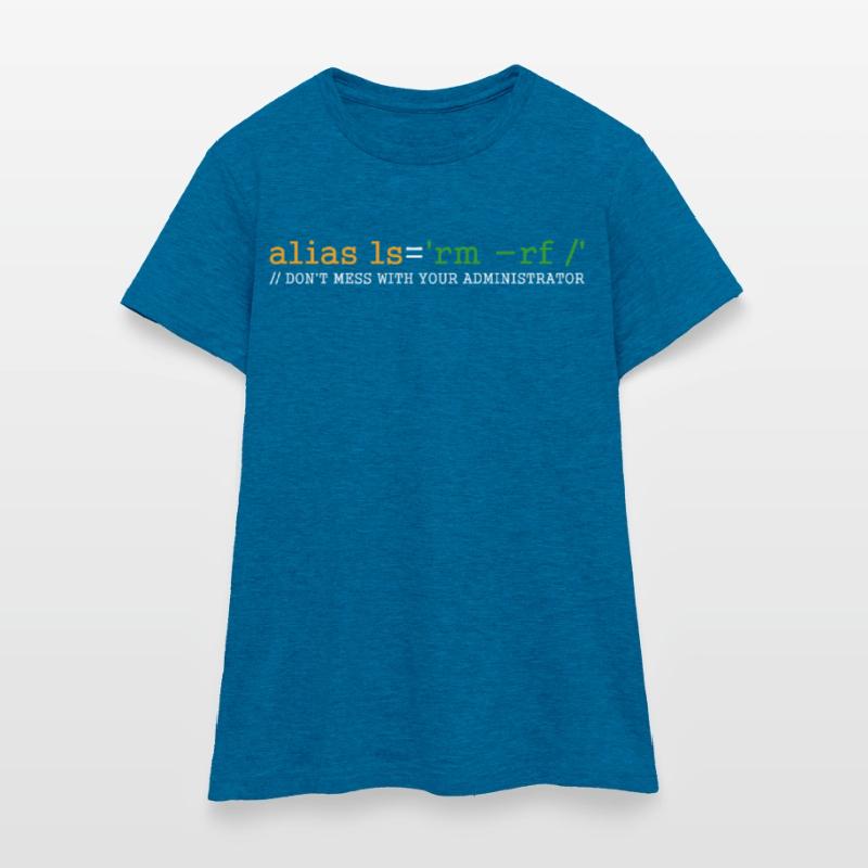 Linux Tux Unix open source software programmer Women's T-Shirt