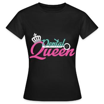 Dentiste dentiste dent dents dents cadeau dentaire - T-shirt Femme - noir - Devant - AI Model Female 172 dark (172cm)