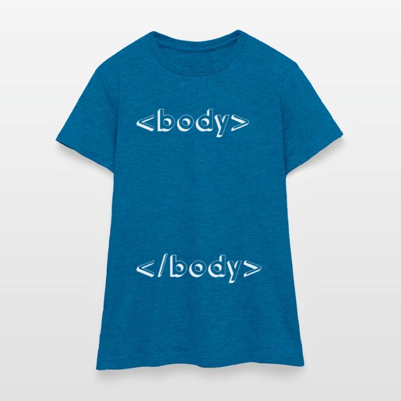 programmation html css geek T-shirt Femme