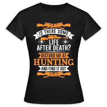 Chasse chasse - T-shirt Femme - noir - Devant - AI Model Female 172 dark (172cm)