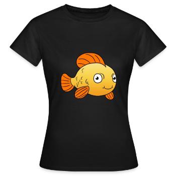 Goldfish - Women's T-Shirt - black - Front - AI Model Female 172 dark (172cm)