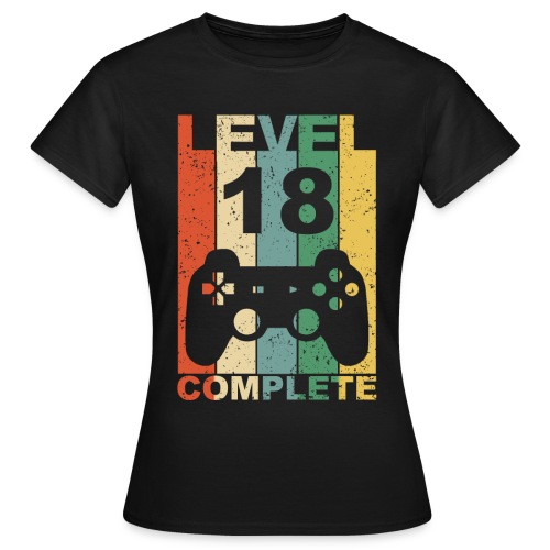 18. Geburtstag 18 Jahre Level Complete - Frauen T-Shirt