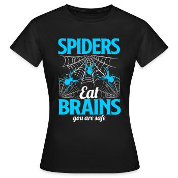 Araign? e - T-shirt Femme - noir - Devant - AI Model Female 172 dark (172cm)