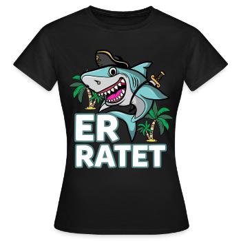 Hai Junggesellenabschied Heirat Hochzeit Bräutigam - Frauen T-Shirt - Schwarz - Vorne - AI Model Female 172 dark (172cm)