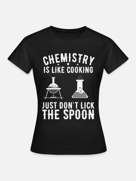 Chemie - Frauen T-Shirt - Schwarz