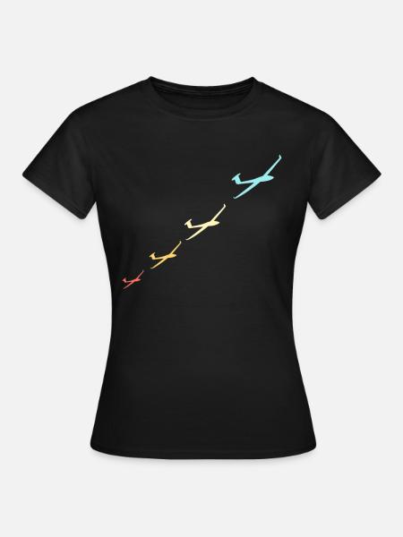 glijden vintage tshirt cadeau - Vrouwen T-shirt - zwart