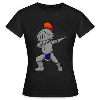 Ritter - Frauen T-Shirt - Schwarz - Vorne - AI Model Female 172 dark (172cm)