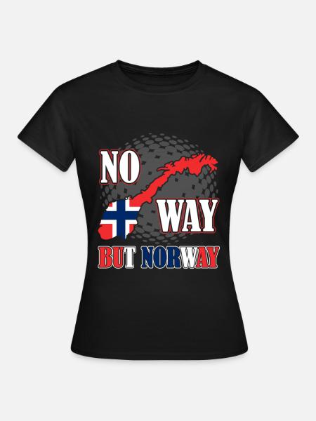 Norway Scandinavia Oslo gift - Women's T-Shirt - black