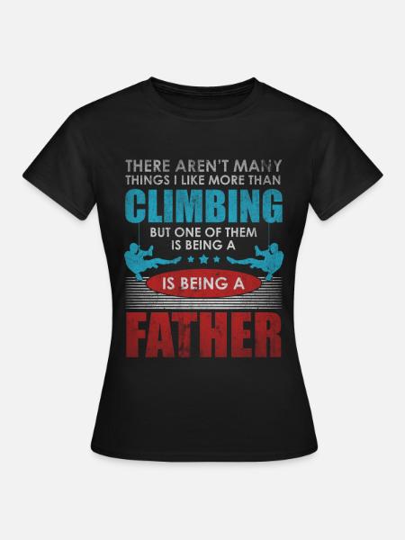 Felsklettern Boulder Klettern Bergsteigen Geschenk - Frauen T-Shirt - Schwarz