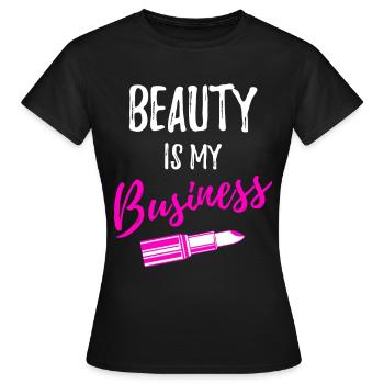 Kosmetikerin Kosmetik kosmetiker - Frauen T-Shirt - Schwarz - Vorne - AI Model Female 172 dark (172cm)