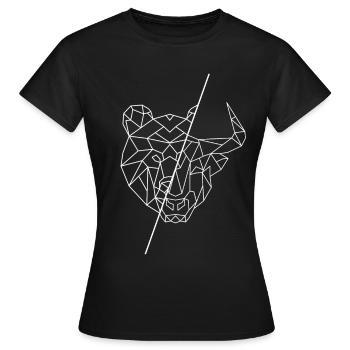 Kapitalismus - Frauen T-Shirt - Schwarz - Vorne - AI Model Female 172 dark (172cm)