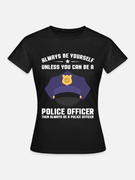 Polizist - Frauen T-Shirt - Schwarz