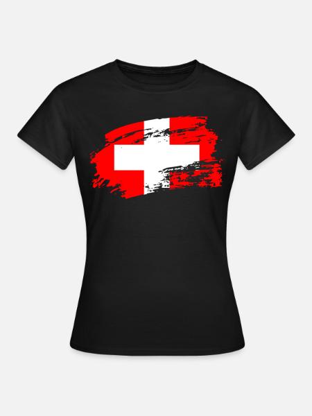 switzerland switzerland - Frauen T-Shirt - Schwarz