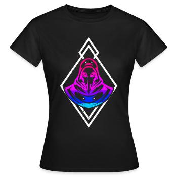 Plague Doctor, Plague Doctor & Plague Doctor Gift - Women's T-Shirt - black - Front - AI Model Female 172 dark (172cm)