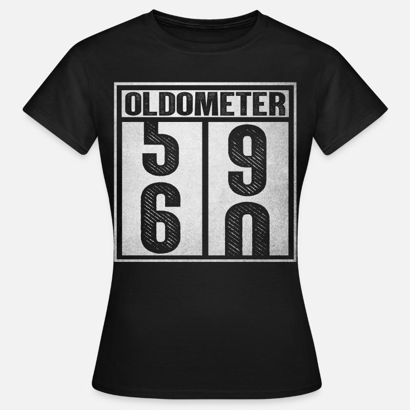 Oldometer 59-60 - Women's T-Shirt - black