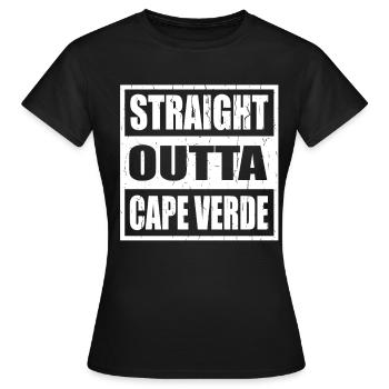 Cape Verde Cape Verde - Women's T-Shirt - black - Front - AI Model Female 172 dark (172cm)