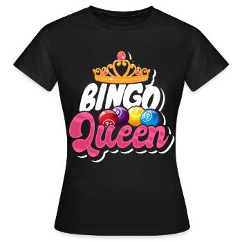 Bingo - Frauen T-Shirt - Schwarz - Vorne - AI Model Female 172 dark (172cm)