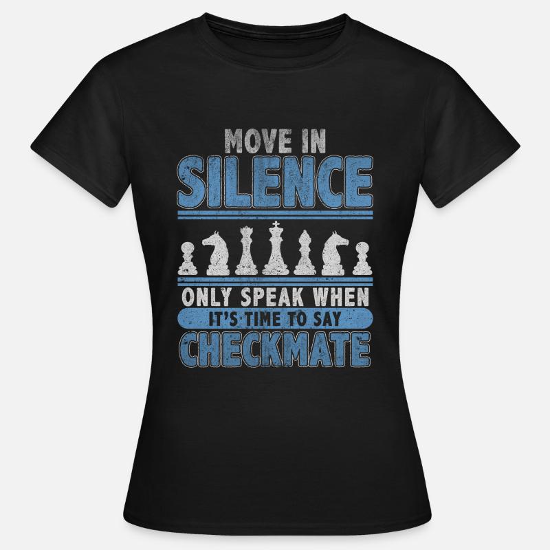 Chess Chess board board game Chess - Women's T-Shirt - black