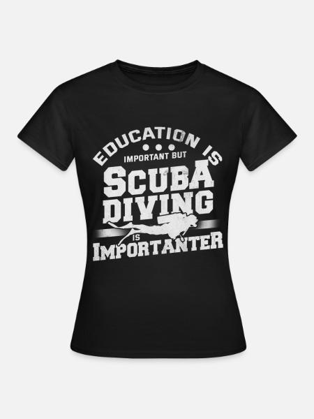 Scuba Diving - Frauen T-Shirt - Schwarz