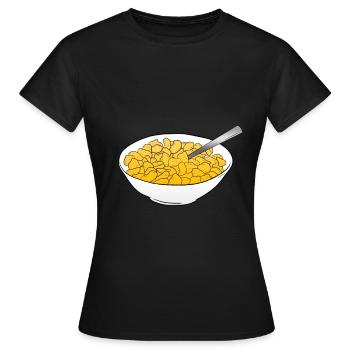 flocons de maïs - T-shirt Femme - noir - Devant - AI Model Female 172 dark (172cm)