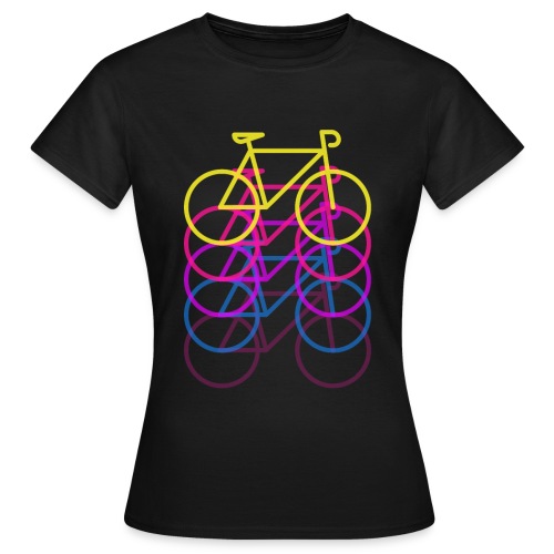 Fahrrad Fahrradfahrer Neon Geburtstag Geschenkidee - Frauen T-Shirt