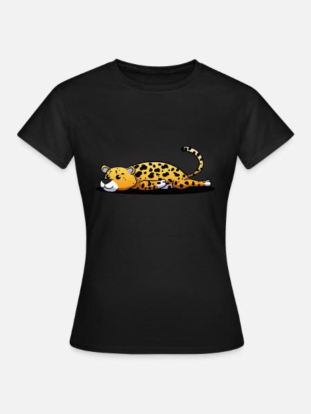 léopard - T-shirt Femme - noir