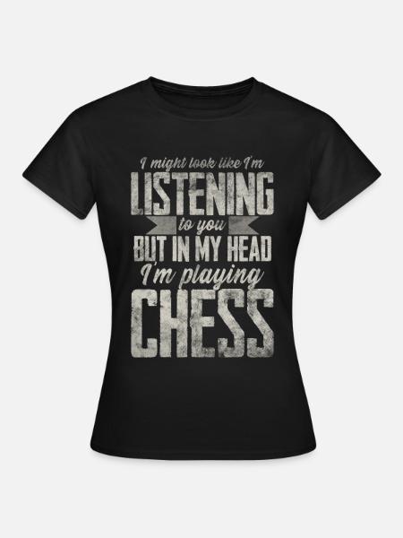 Chess chess board board game Chess - Women's T-Shirt - black