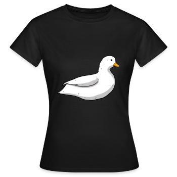 Dwarf-deer - Women's T-Shirt - black - Front - AI Model Female 172 dark (172cm)