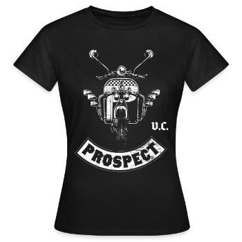 Scooter Roller Mod MC - Frauen T-Shirt - Schwarz - Vorne - AI Model Female 172 dark (172cm)
