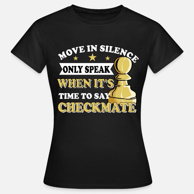 Chess chess board board game Chess Victory - Women's T-Shirt - black