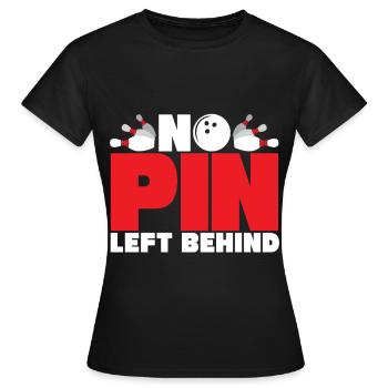 bowling bowlen kegeln sport - Frauen T-Shirt - Schwarz - Vorne - AI Model Female 172 dark (172cm)