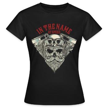 Cadeau de voiture de course automobile de bloc moteur de voiture de sport - T-shirt Femme - noir - Devant - AI Model Female 172 dark (172cm)