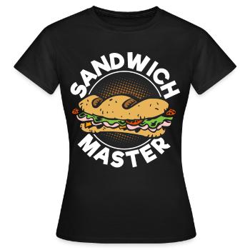 Sandwich Master - Frauen T-Shirt - Schwarz - Vorne - AI Model Female 172 dark (172cm)