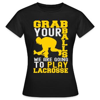 lacrosse - T-shirt Femme - noir - Devant - AI Model Female 172 dark (172cm)