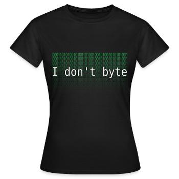 programmeur - T-shirt Femme - noir - Devant - AI Model Female 172 dark (172cm)