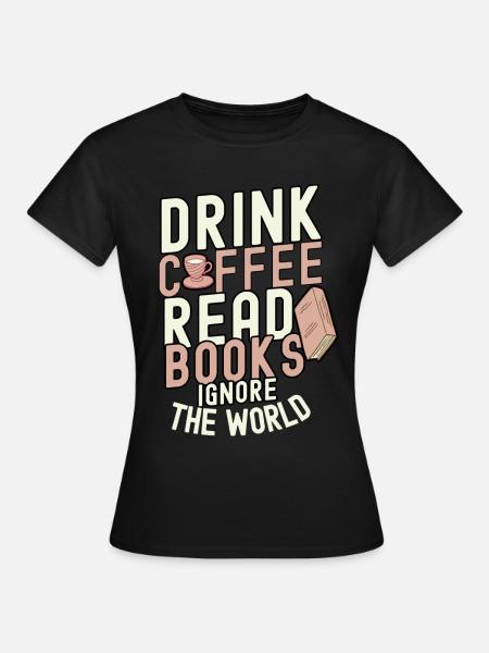 buch - Frauen T-Shirt - Schwarz