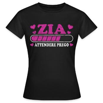 Presto Zia - T-shirt Femme - noir - Devant - AI Model Female 172 dark (172cm)