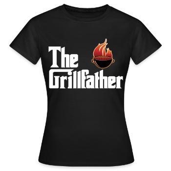 Griller BBQ Grillmeister Steak Saucisse de saison pour griller - T-shirt Femme - noir - Devant - AI Model Female 172 dark (172cm)