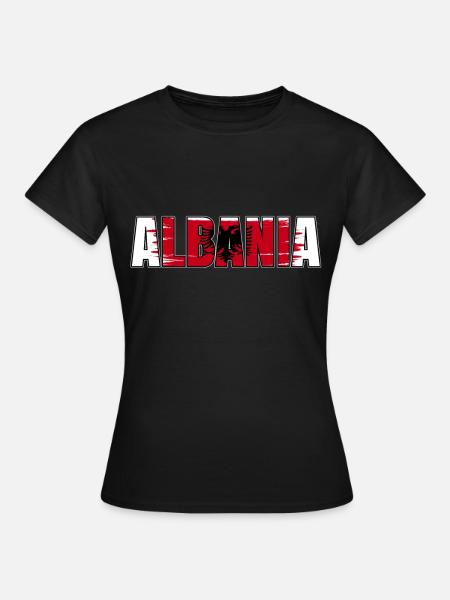 Albanien - Frauen T-Shirt - Schwarz