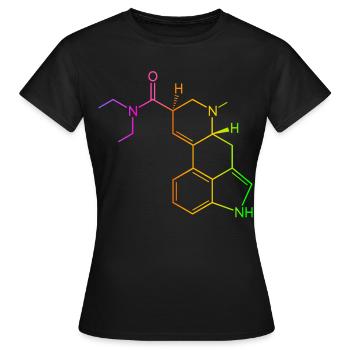 GOA Hofmann formule du bonheur formule structurelle - T-shirt Femme - noir - Devant - AI Model Female 172 dark (172cm)