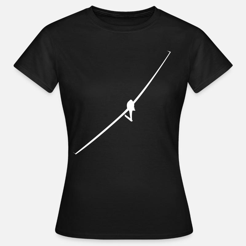 Glider pilot glider flying glider - Women's T-Shirt - black