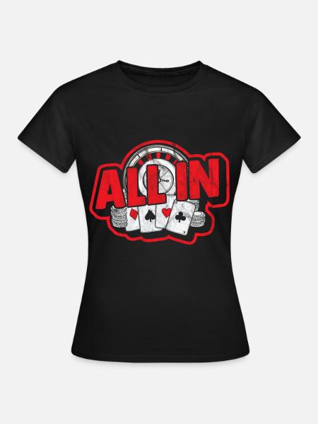 Poker - Frauen T-Shirt - Schwarz