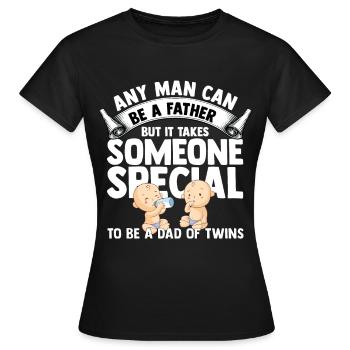 Twins - Women's T-Shirt - black - Front - AI Model Female 172 dark (172cm)
