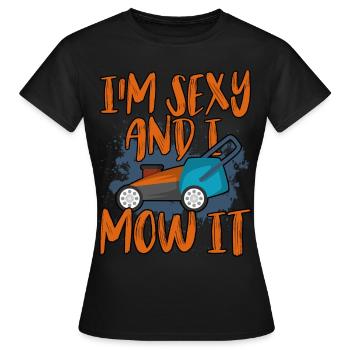 Garden raised bed florist plants allotment garden flower - Women's T-Shirt - black - Front - AI Model Female 172 dark (172cm)