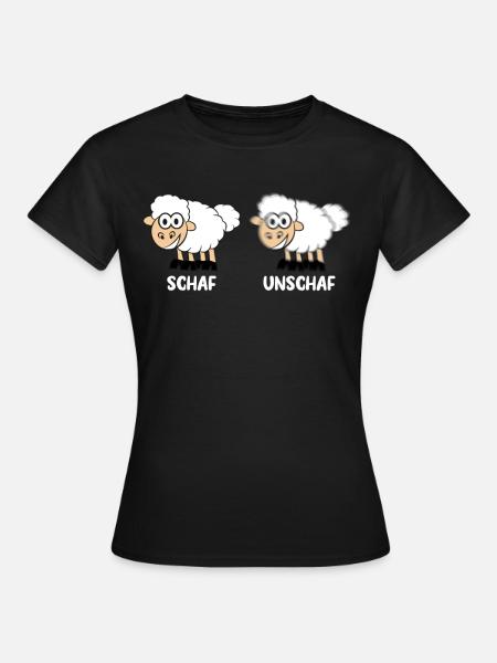 Unschaf Lustiges Augenarzt Optiker - Frauen T-Shirt - Schwarz