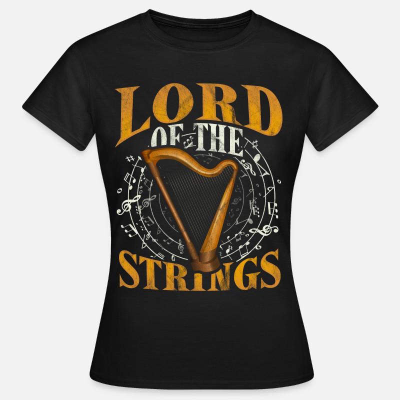 harpe - T-shirt dam - svart